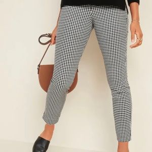High-waisted Houndstooth Pants